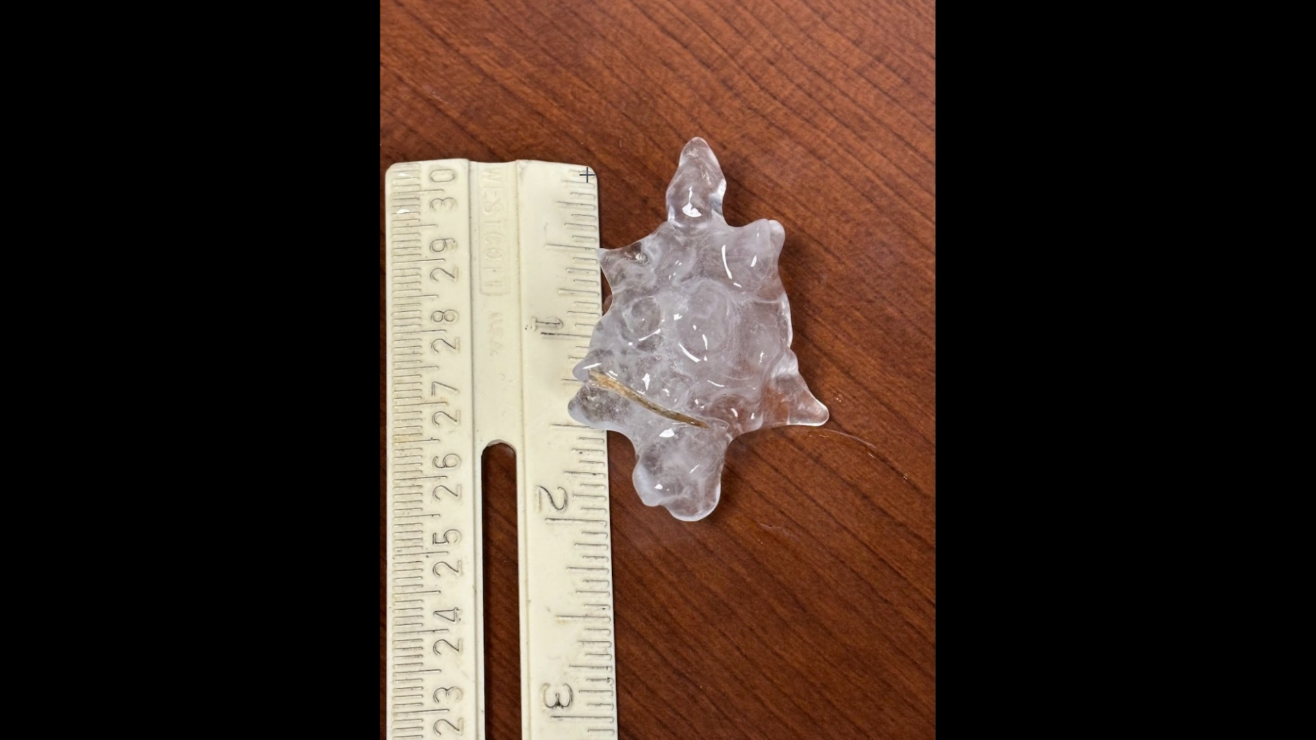 Storms drop large amounts of hail on Louisiana and the Mississippi Coast. See the videos.